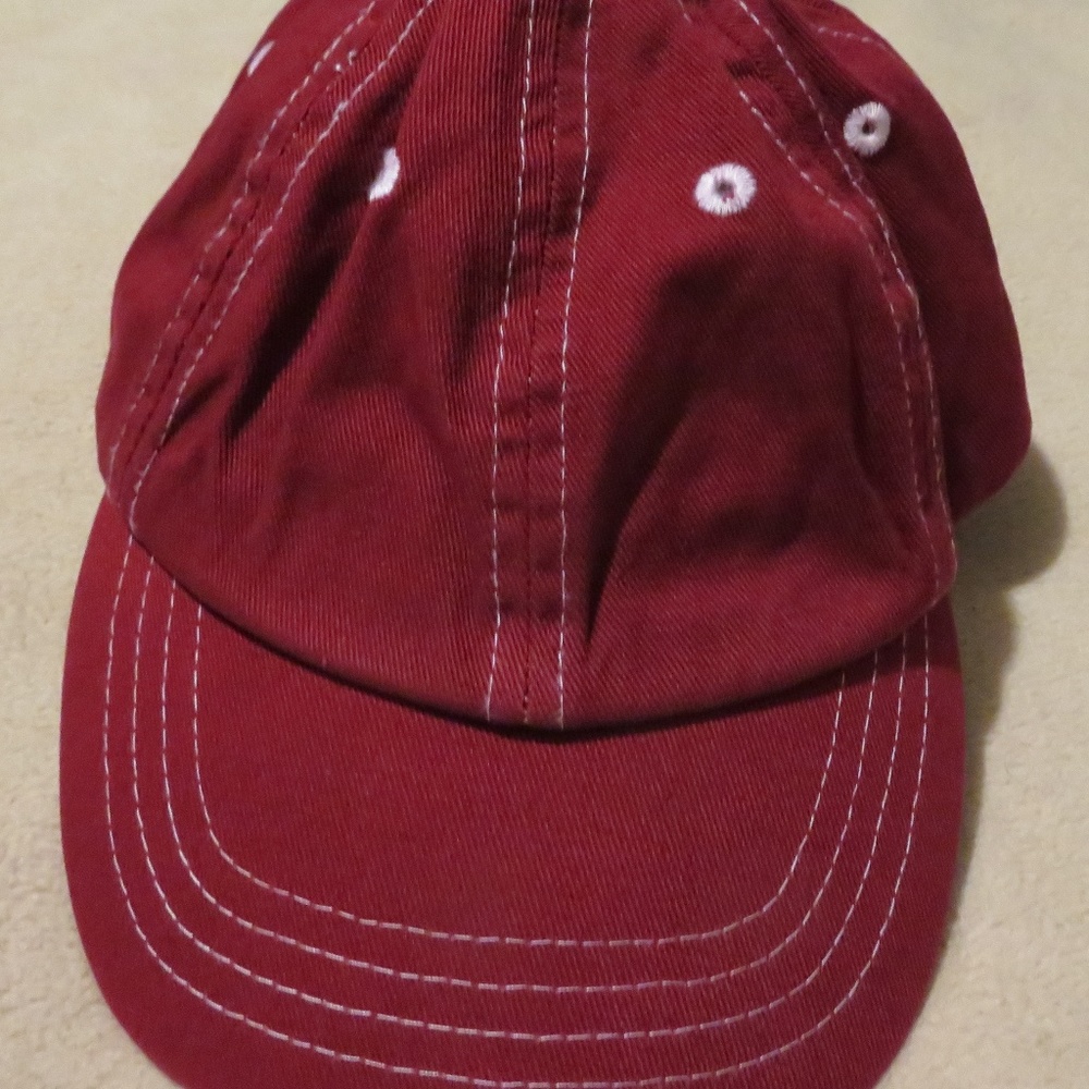 NWT KIDS CITY THREADS BASEBALL HAT w/VELCRO RED